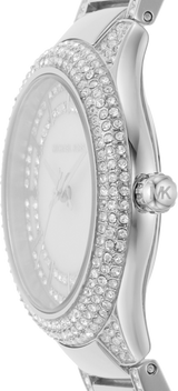 Michael Kors Sylvia Mother of Pearl Dial Silver Steel Strap Watch For Women - MK4657 Buy Now By Michael Kors