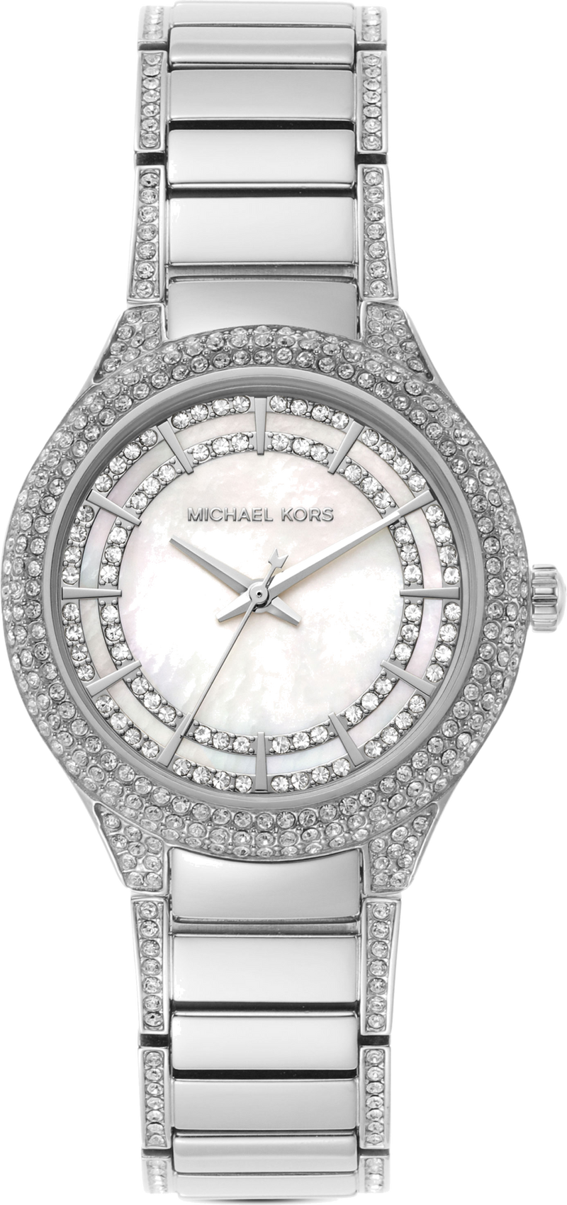 Michael Kors Sylvia Mother of Pearl Dial Silver Steel Strap Watch For Women - MK4657 Buy Now By Michael Kors