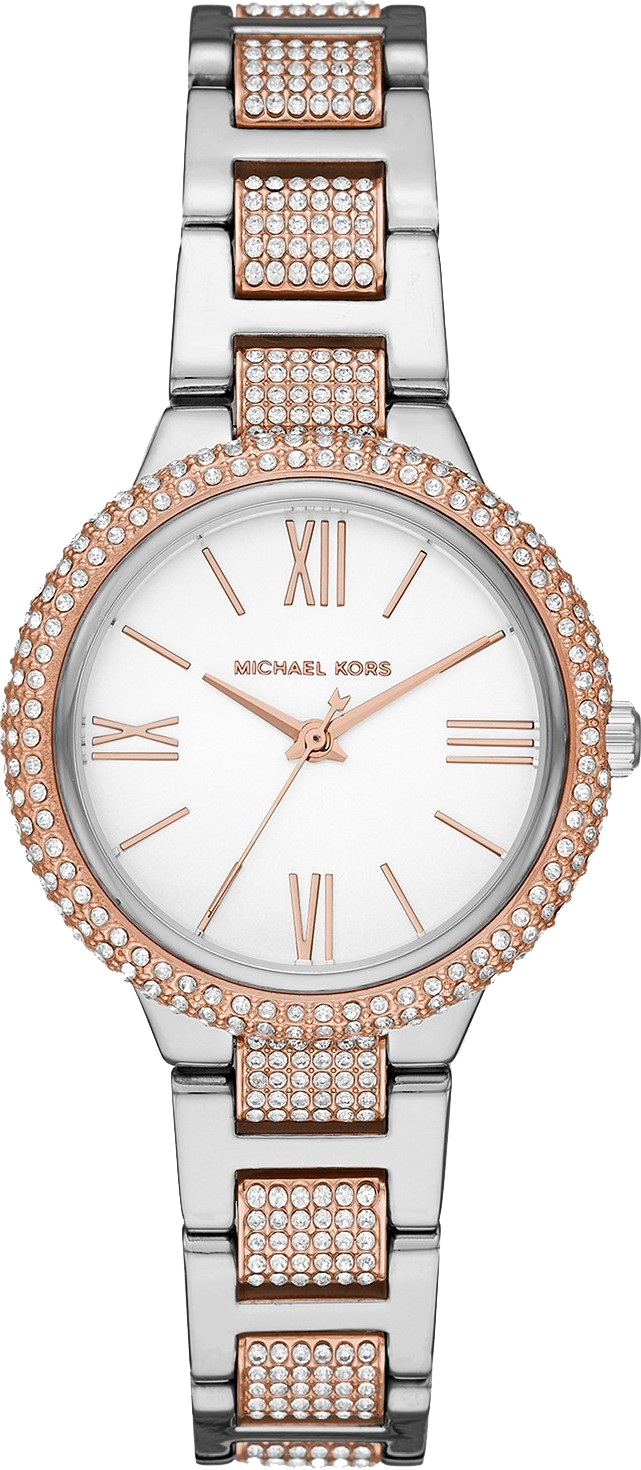 Michael Kors Taryn Quartz White Dial Two Tone Steel Strap Watch For Women - MK4461 Buy Now By Michael Kors