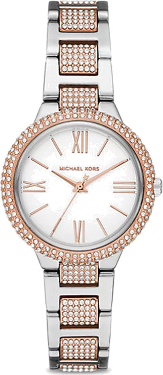 Michael Kors Taryn Quartz White Dial Two Tone Steel Strap Watch For Women - MK4461 Buy Now By Michael Kors