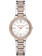 Michael Kors Taryn Quartz White Dial Two Tone Steel Strap Watch For Women - MK4461 Buy Now By Michael Kors