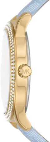 Michael Kors Tibby Multifunction White Dial Blue Leather Strap Watch For Women - MK2965 Buy Now By Michael Kors