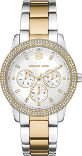 Michael Kors Tibby Multifunction White Dial Two Tone Steel Strap Watch For Women - MK6825 Buy Now By Michael Kors