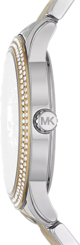 Michael Kors Tibby Multifunction White Dial Two Tone Steel Strap Watch For Women - MK6825 Buy Now By Michael Kors