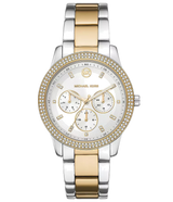 Michael Kors Tibby Multifunction White Dial Two Tone Steel Strap Watch For Women - MK6825 Buy Now By Michael Kors