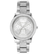 Michael Kors Tibby Chronograph Silver Dial Silver Steel Strap Watch For Women - MK7294 Buy Now By Michael Kors