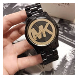 Michael Kors Runway Black Dial Black Steel Strap Watch for Women - MK6057 Buy Now By Michael Kors
