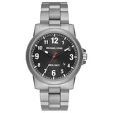 Michael Kors Paxton Analog Black Dial Silver Steel Strap Watch For Men - MK8500 Buy Now By Michael Kors