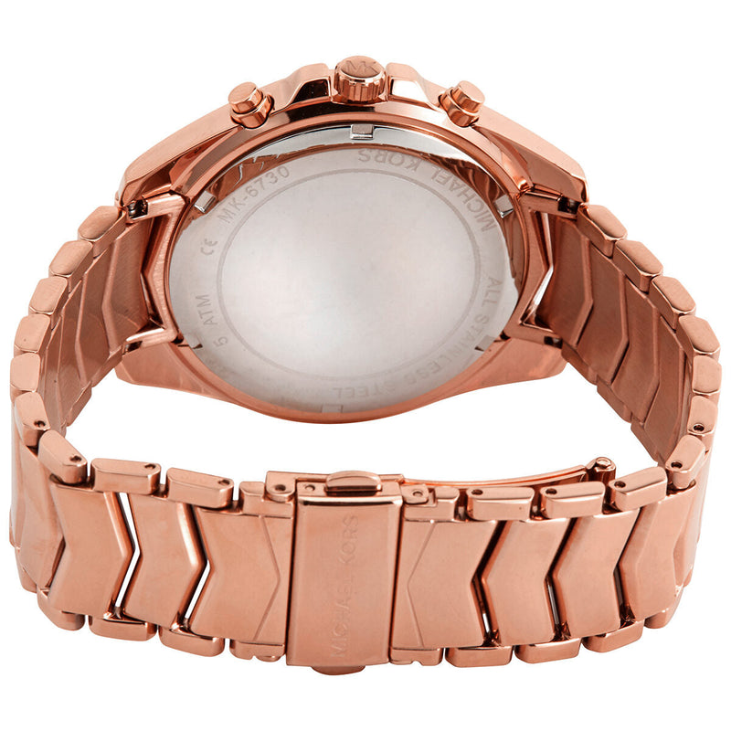 Michael Kors Whitney Chronograph Rose Gold Dial Rose Gold Steel Strap Watch For Women - MK6730 Buy Now By Michael Kors