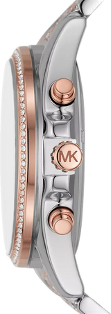 Michael Kors Whitney Chronograph Silver Dial Two Tone Steel Strap Watch For Women - MK7225 Buy Now By Michael Kors
