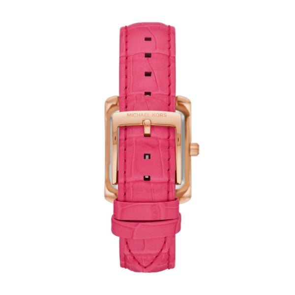 Michael Kors Emery Quartz Diamonds Rose Gold Dial Pink Leather Strap Watch For Women - MK2984 Buy Now By Michael Kors