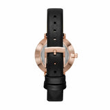 Michael Kors Pyper Three Hand White Dial Black Leather Strap Watch For Women - MK2835 Buy Now By Michael Kors