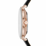 Michael Kors Pyper Three Hand White Dial Black Leather Strap Watch For Women - MK2835 Buy Now By Michael Kors