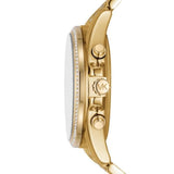 Michael Kors Whitney Chronograph Black Dial Gold Steel Strap Watch for Women - MK7224 Buy Now By Michael Kors