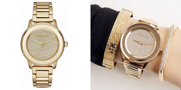 Michael Kors Kinley Gold Dial Gold Steel Strap Watch for Women - MK6209 Buy Now By Michael Kors