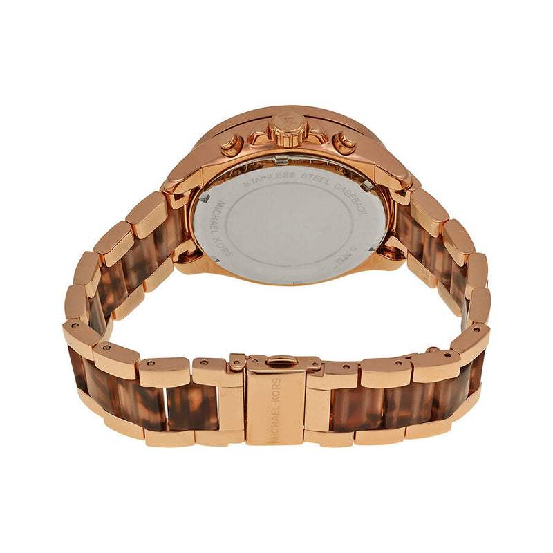 Michael Kors Wren Diamonds Rose Gold Dial Two Tone Steel Strap Watch for Women - MK6159 Buy Now By Michael Kors