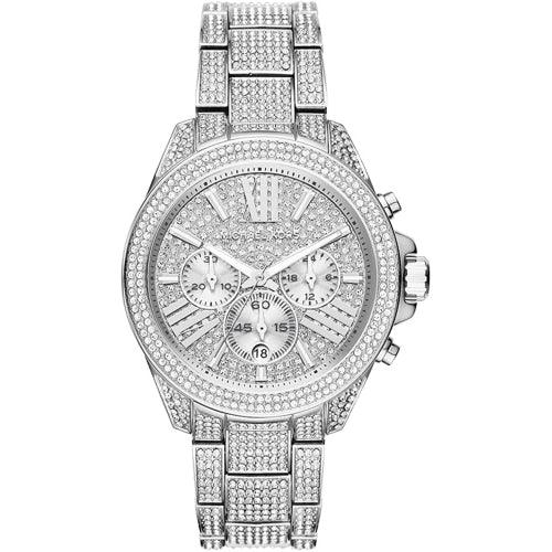 Michael Kors Wren Chronograph Crystals Silver Dial Silver Steel Strap Watch For Women - MK6317 Buy Now By Michael Kors