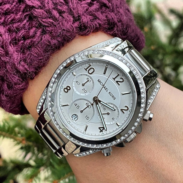 Michael Kors Blair Silver Dial Silver Steel Strap Watch for Women - MK5165 Buy Now By Michael Kors