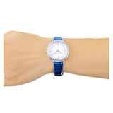 Michael Kors Cinthia Mother of Pearl Dial Blue Leather Strap Watch for Women - MK2661 Buy Now By Michael Kors