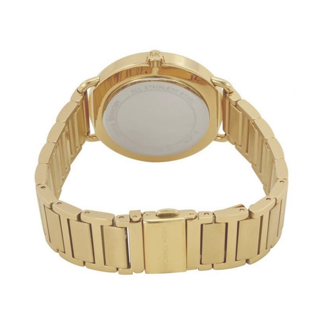 Michael Kors Portia Black Dial Gold Steel Strap Watch for Women - MK3788 Buy Now By Michael Kors