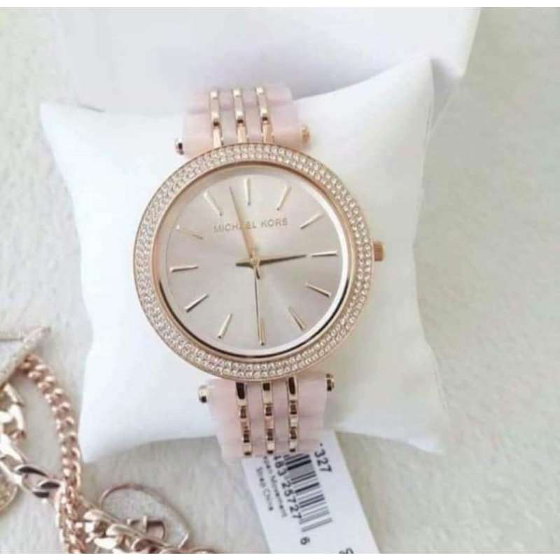 Michael Kors Darci Rose Gold Dial Two Tone Steel Strap Watch for Women - MK4327 Buy Now By Michael Kors