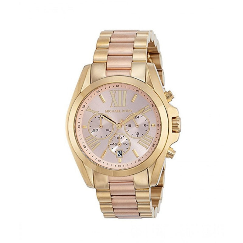 Michael Kors Bradshaw Gold Dial Two Tone Steel Strap Watch for Women - MK6359 Buy Now By Michael Kors