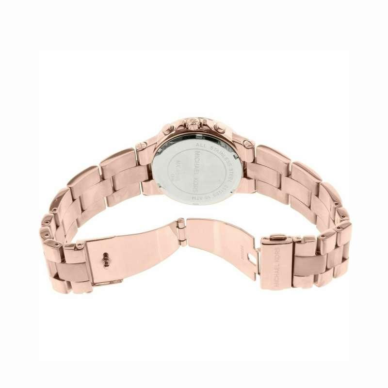 Michael Kors Dylan Rose Gold Rose Gold Steel Strap Watch for Women - MK5586 Buy Now By Michael Kors