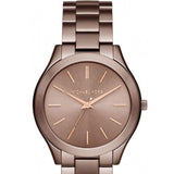 Michael Kors Runway Quartz Brown Dial Brown Steel Strap Watch For Women - MK3418 Buy Now By Michael Kors