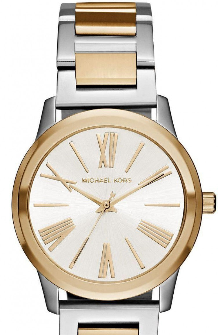 Michael Kors Hartman Quartz White Dial Two Tone Steel Strap Watch For Women - MK3521 Buy Now By Michael Kors