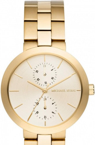 Michael Kors Garner Quartz Gold Dial Gold Steel Strap Watch For Women - MK6408 Buy Now By Michael Kors