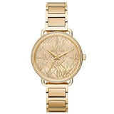 Michael Kors Portia Quartz Gold Dial Gold Steel Strap Watch For Women - MK3886 Buy Now By Michael Kors