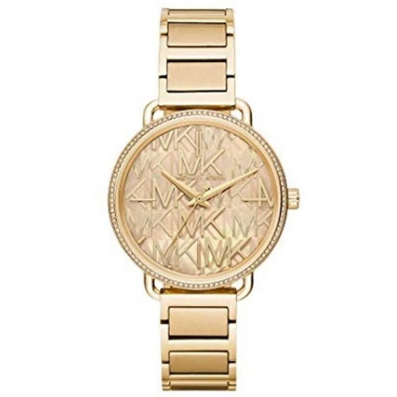 Michael Kors Portia Quartz Gold Dial Gold Steel Strap Watch For Women - MK3886 Buy Now By Michael Kors