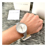 Michael Kors Charley Quartz Silver Dial Silver Steel Strap Watch for Women - MK4398 Buy Now By Michael Kors