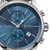 Hugo Boss Jet Blue Dial Silver Steel Strap Watch for Men - 1513384 Buy Now By Hugo Boss