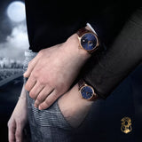 Mido Baroncelli III Automatic Blue Dial Brown Leather Strap Watch For Men - M8600.3.15.8 Buy Now By Mido