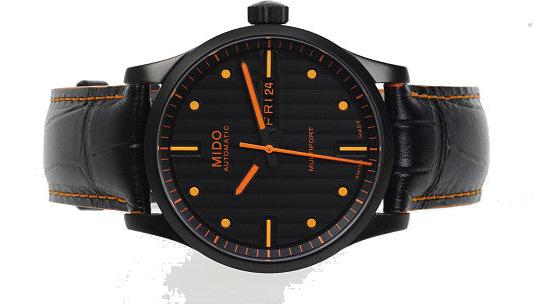 Mido Multifort Automatic Special Edition Black Dial Black Leather Strap Watch For Men - M005.430.36.051.80 Buy Now By Mido