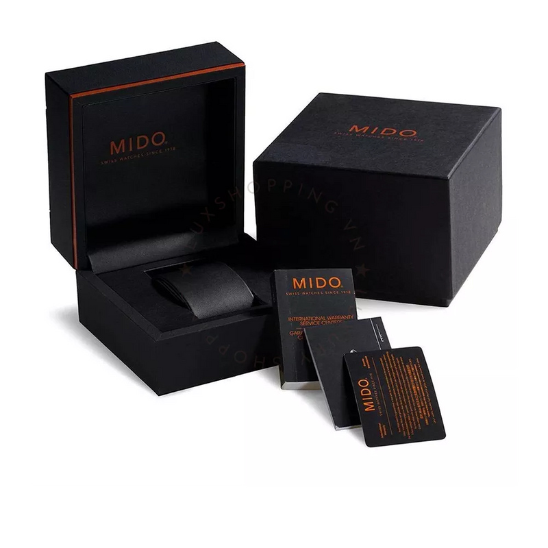 Mido Commander Automatic Gradient Black Dial Black Nylon Strap Watch For Men - M021.407.37.411.00