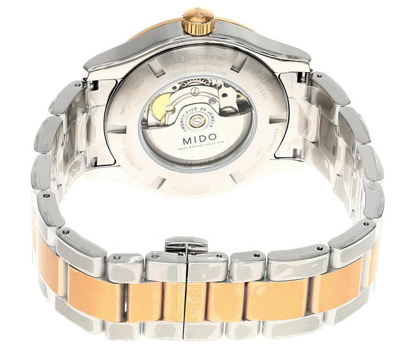 Mido Multifort Automatic Silver Dial Two Tone Steel Strap Watch For Men - M005.430.22.031.80 Buy Now By Mido