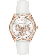 Michael Kors Oversized Sport Quartz White Dial White Rubber Strap Watch For Women - MK6945 Buy Now By Michael Kors