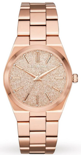 Michael Kors Channing Quartz Rose Gold Dial Rose Gold Steel Strap Watch For Women - MK6624 Buy Now By Michael Kors