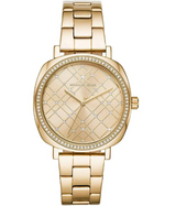 Michael Kors Nia Quartz Gold Dial Gold Steel Strap Watch For Women - MK3989 Buy Now By Michael Kors