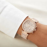 Michael Kors Parker White Dial Two Tone Steel Strap Watch for Women - MK5820 Buy Now By Michael Kors