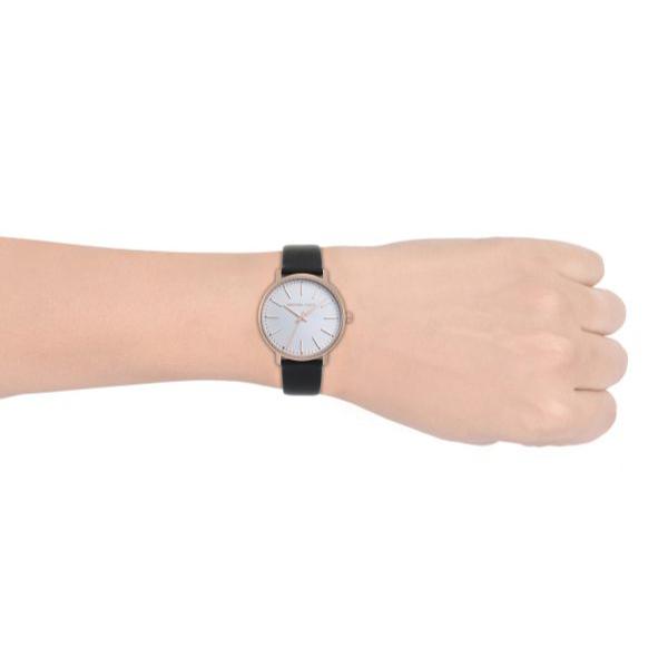 Michael Kors Pyper Quartz White Dial Black Leather Strap Watch For Women - MK2834 Buy Now By Michael Kors