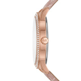 Shop Michael Kors Tibby Multifunction Rose Gold Dial Pink Leather Strap Watch For Women - MK2955 in USA