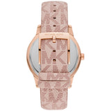 Shop Michael Kors Tibby Multifunction Rose Gold Dial Pink Leather Strap Watch For Women - MK2955 in USA