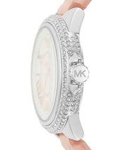 Michael Kors Camille Three-Hand Crystals White Dial Pink Leather Strap Watch for Women - MK2963 Buy Now By Michael Kors