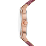 Michael Kors Tibby Multifunction Red Dial Red Leather Strap Watch For Women - MK2967 Buy Now By Michael Kors