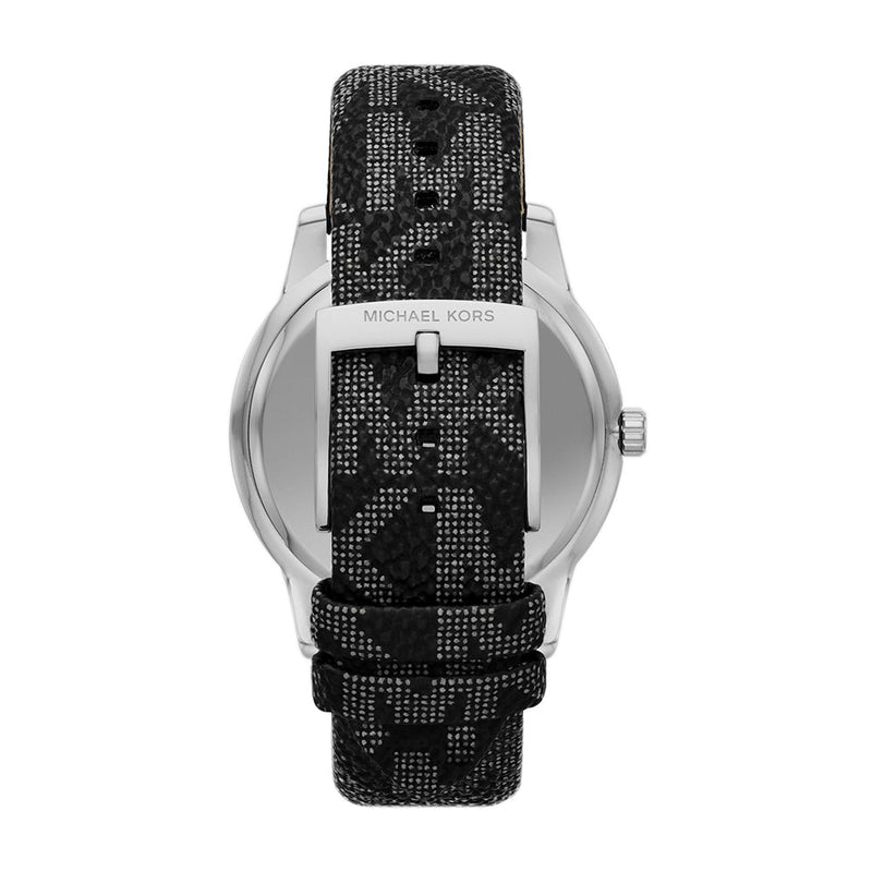 Michael Kors Tibby Chronograph Black Dial Black Leather Strap Watch For Women - MK2976 Buy Now By Michael Kors