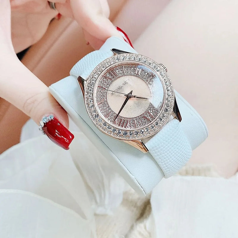 Michael Kors Harlowe Analog Rose Gold Dial White Leather Strap Watch For Women - MK2989 Buy Now By Michael Kors