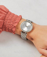 Michael Kors Darci Silver Dial Silver Stainless Steel Strap Watch for Women - MK3364 Buy Now By Michael Kors